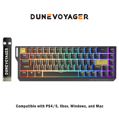 COER 68C Magnetic Gaming Keyboard, 65% 68-Key, Adjustable Actuation, 8K Polling, RGB, PS5/PC